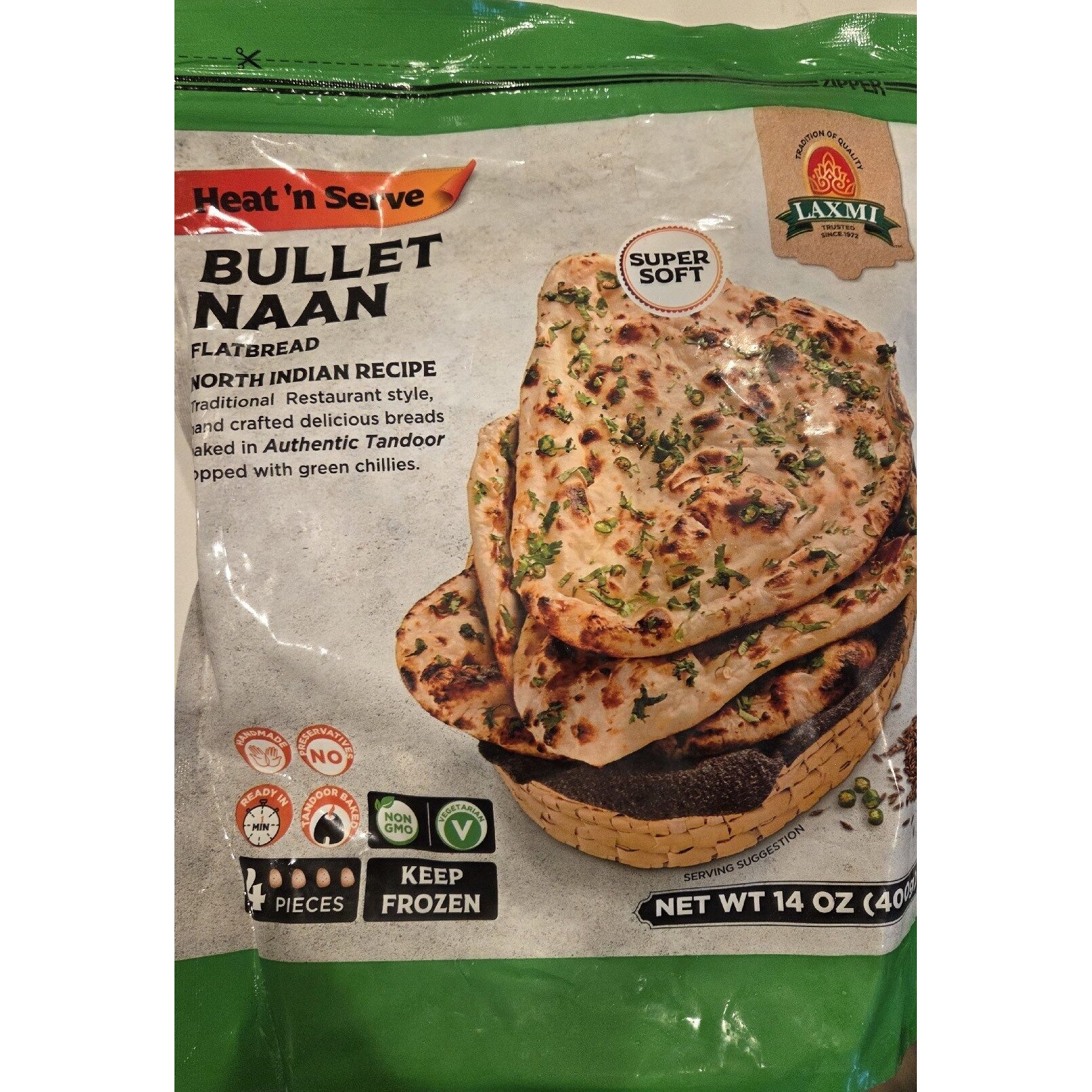 BULLET NAAN LAXMI 400 GM