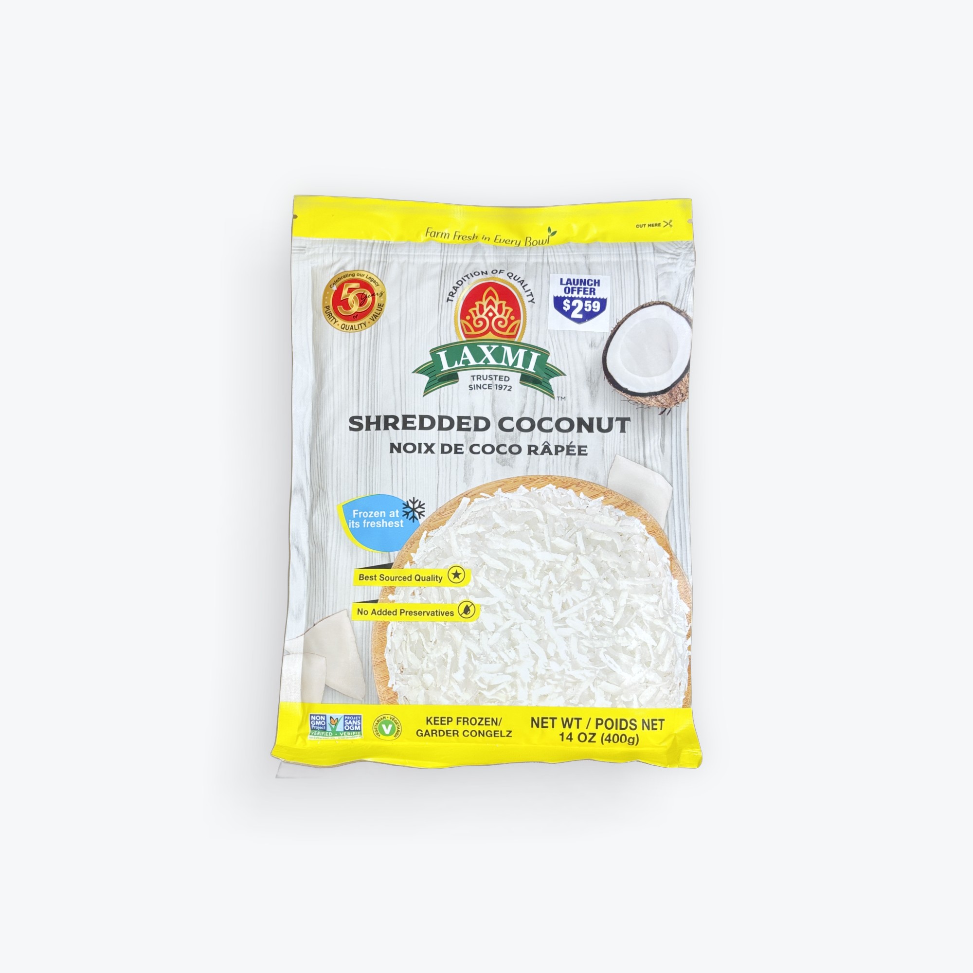 Laxmi Grated Coconut 2 KG