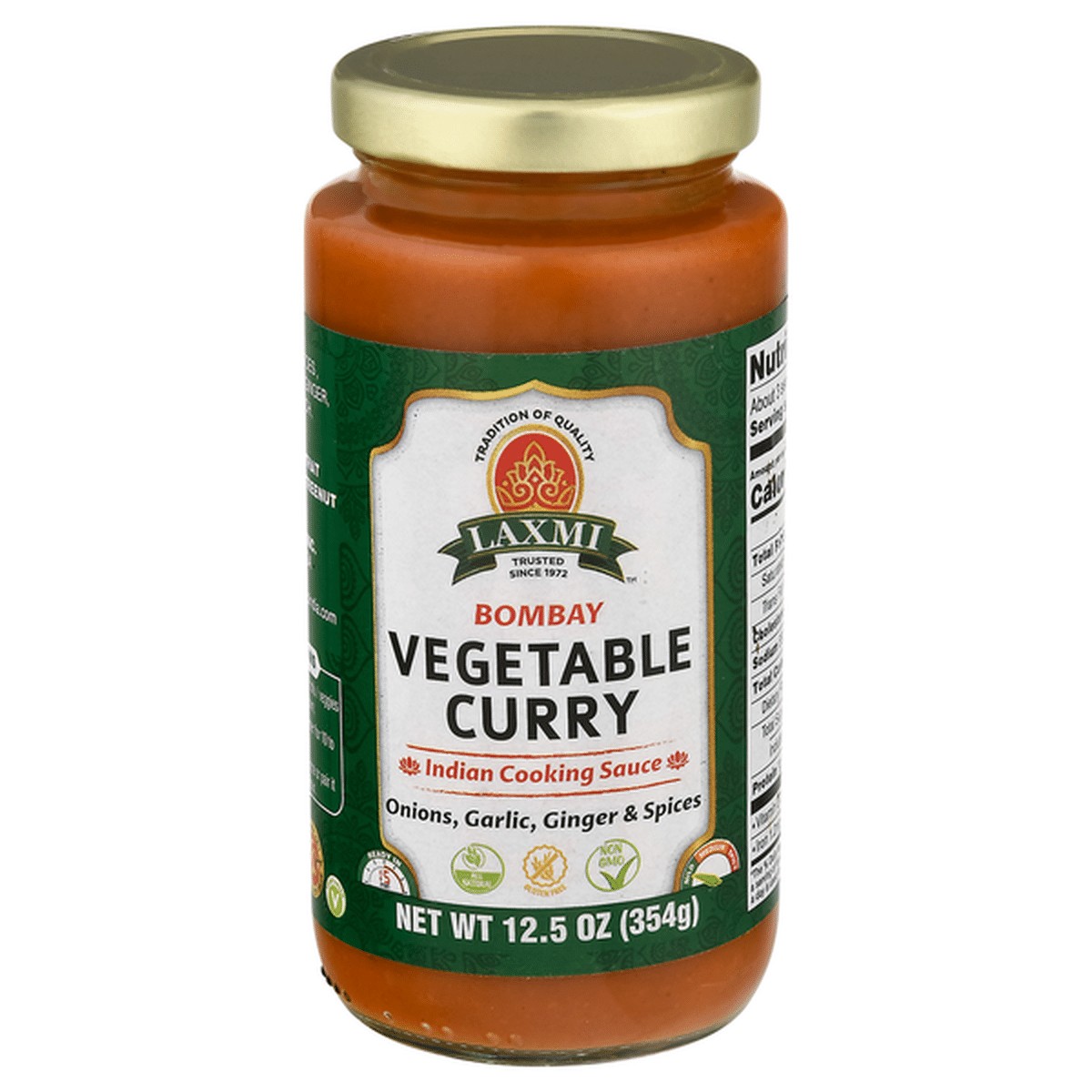 LAXMI VEGETABLE CURRY SAUCE 12.5 OZ