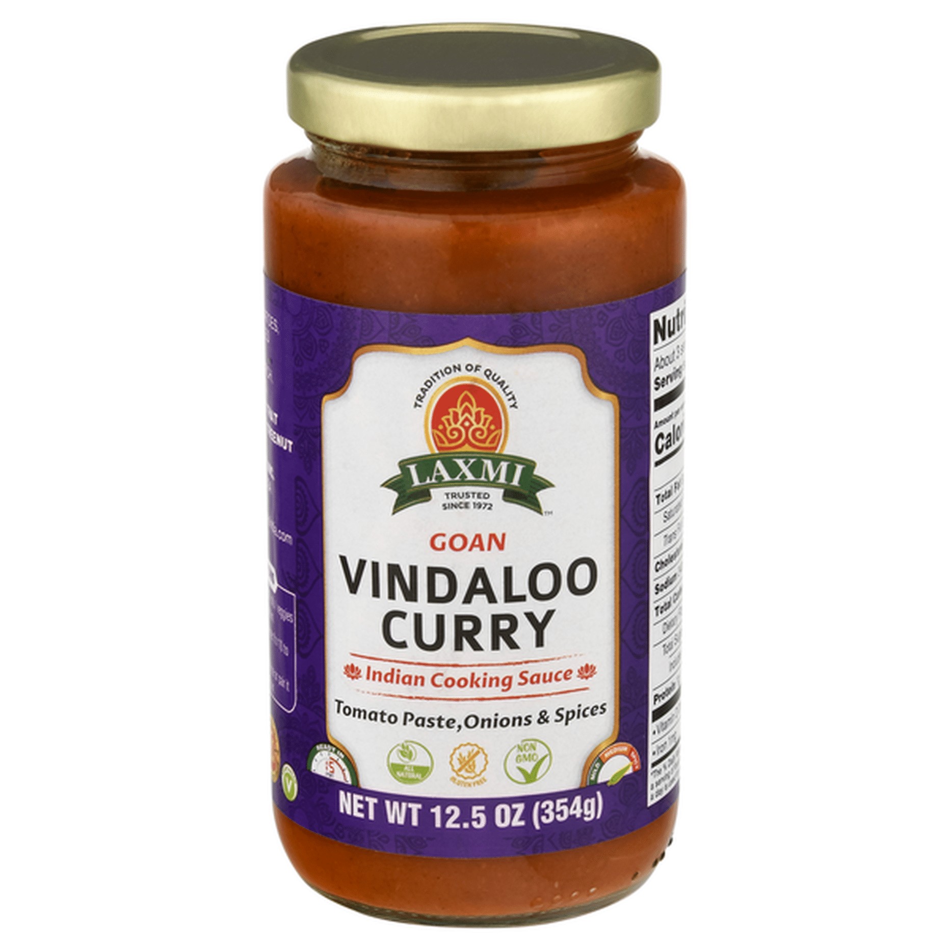 LAXMI G VINDALOO CURRY 354 GM
