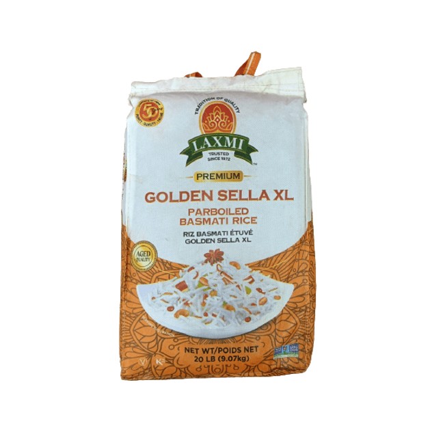 SELLA BASMATI RICE LAXMI 20 LBS