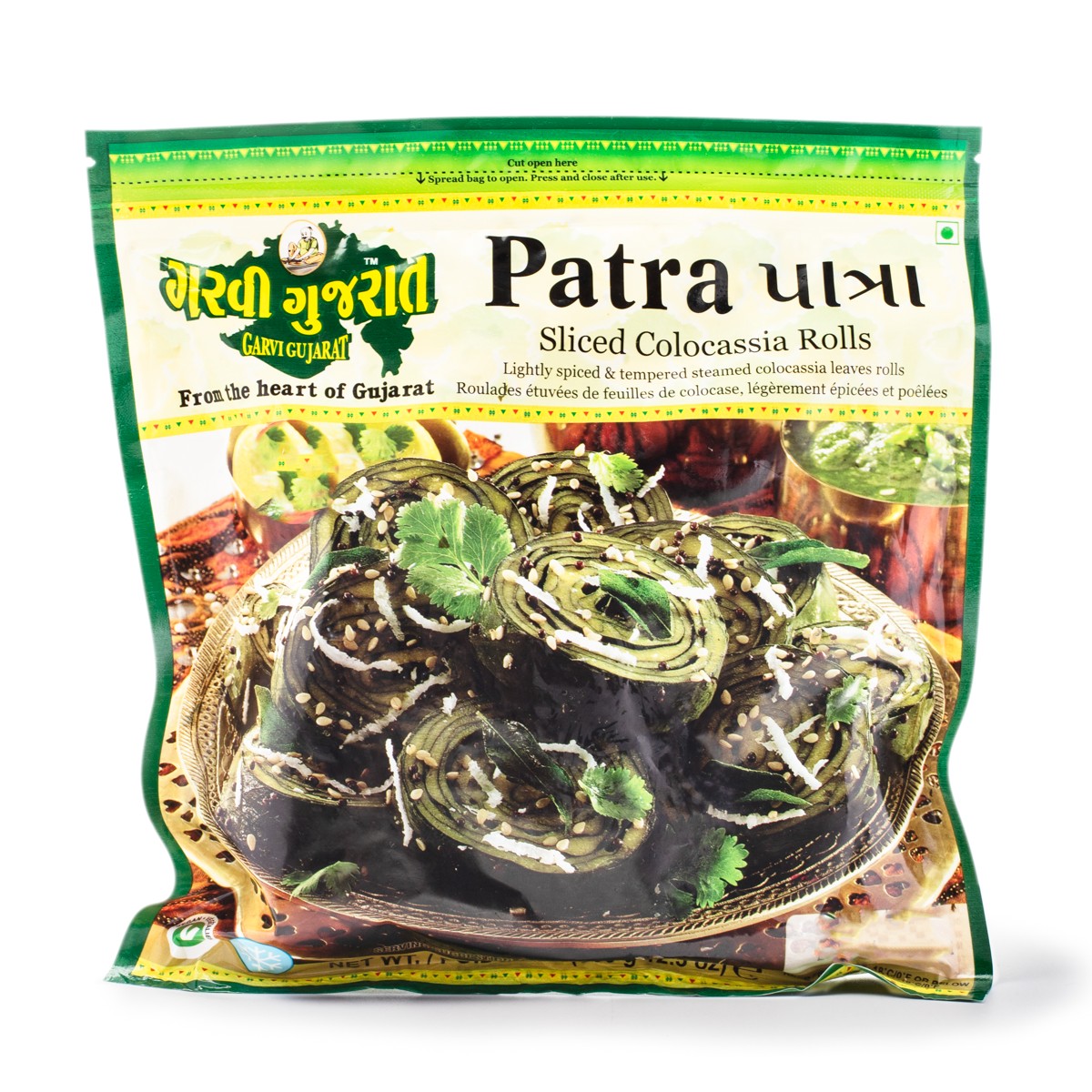 Garvi Gujarat Patra (sliced Colocasia Rolls) 32 OZ