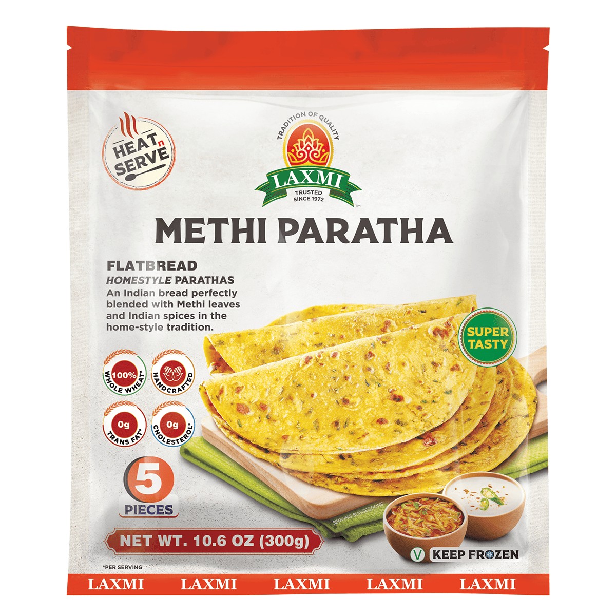 LAXMI METHI PARATHA 5 PCS