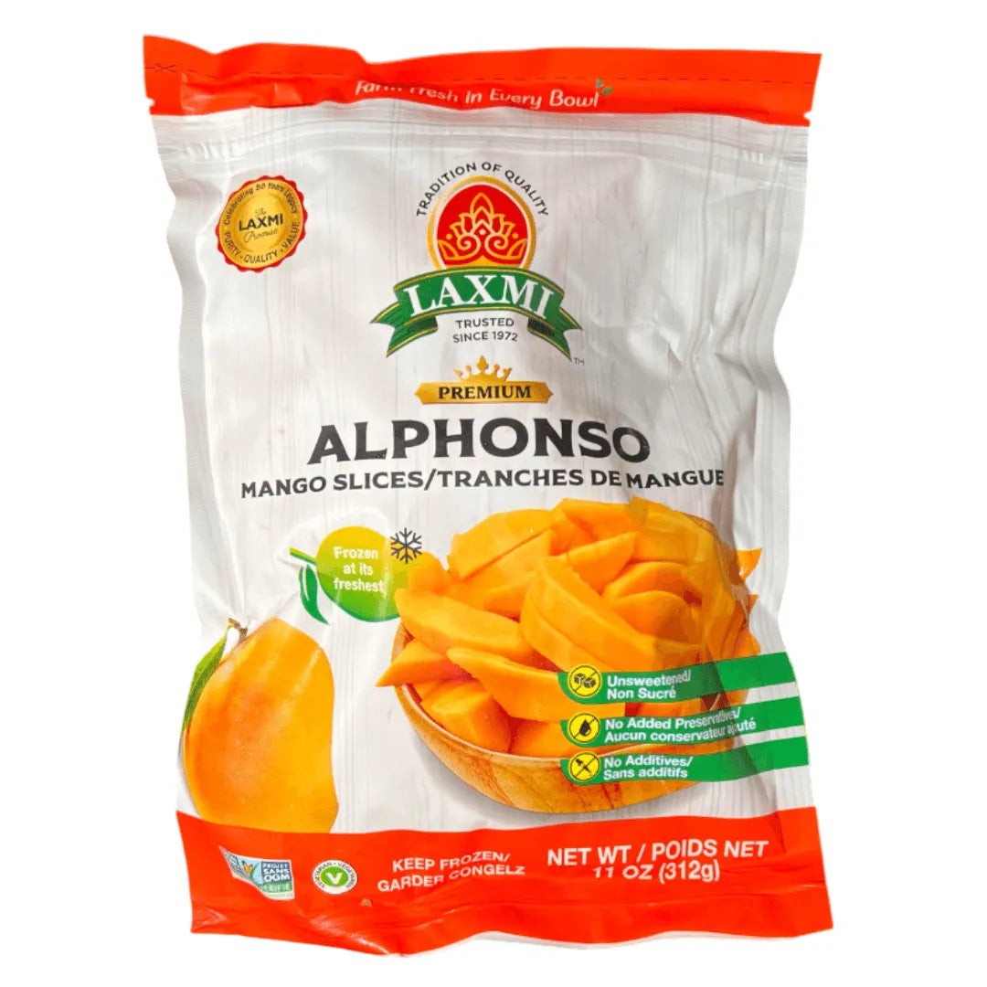 LX. FROZEN ALPHONSO MANGO SLICES  312 GM