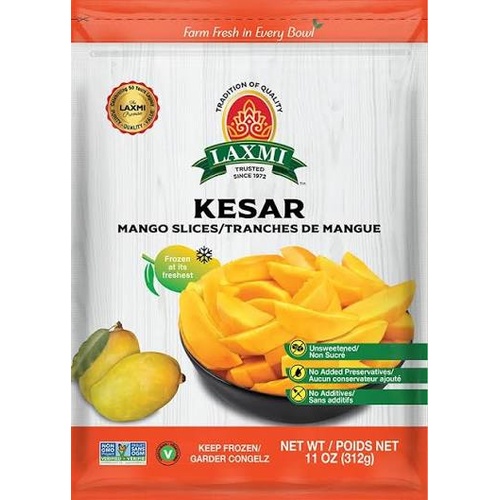 LX. FROZEN KESAR MANGO SLICES 312 GM