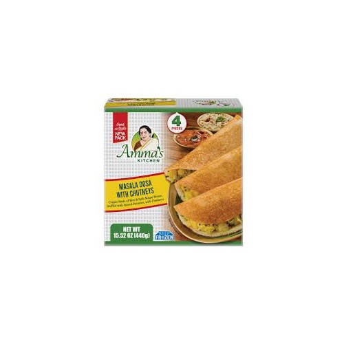 Amma Kitchen Masala Dosa With Chutney 4 PCS