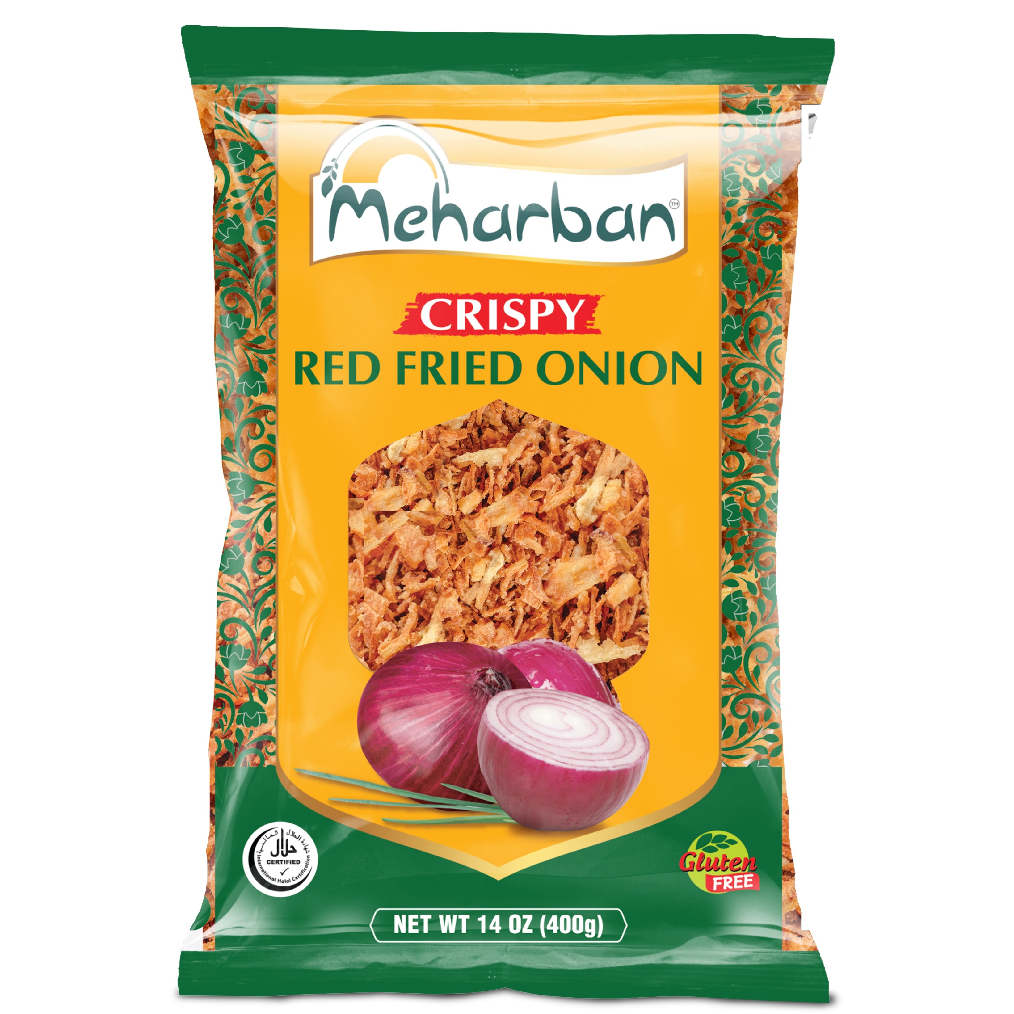 MEHARBAN CRISPY RED FRIED ONION 400 GM