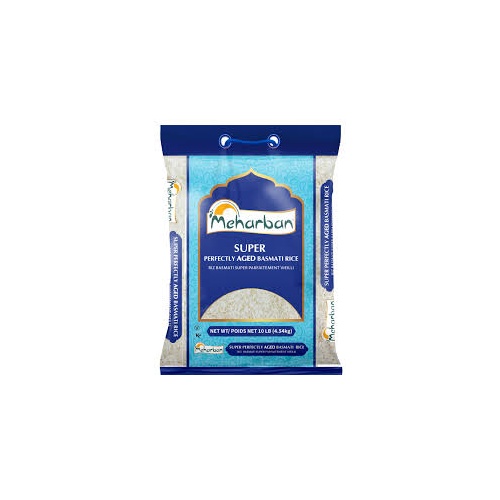 Meharbhan Supper Basmati Rice (Aged) 10 LBS