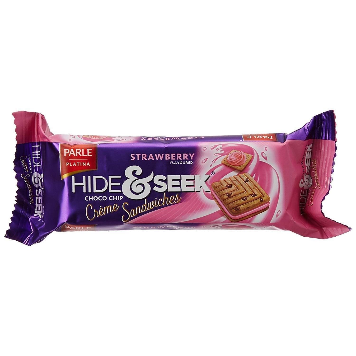 Parle Hide & Seek Fab Strawberry 112 GM