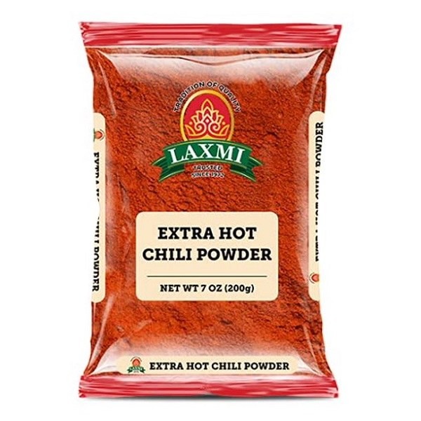 LAXMI RED CHILLI POWDER EXTRA HOT 200 GM