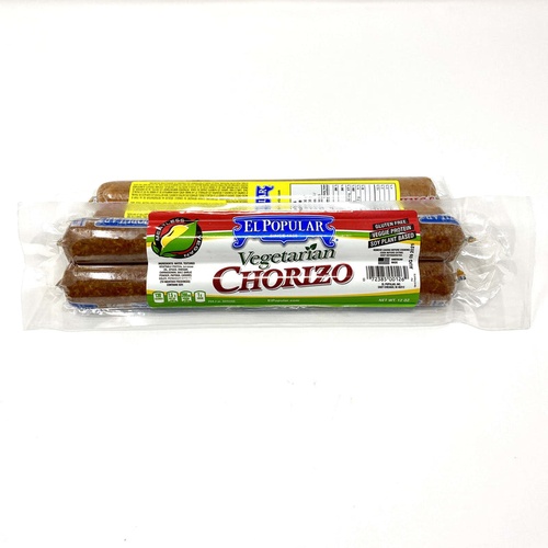 EL POPULAR VEGETARIAN CHORIZO            12 OZ