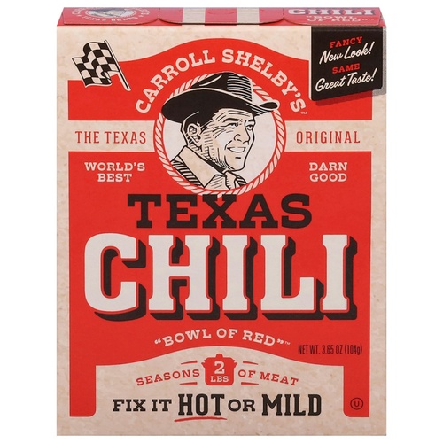 CARROLL SHELBY ORIG TEXAS CHILI          3.65 OZ