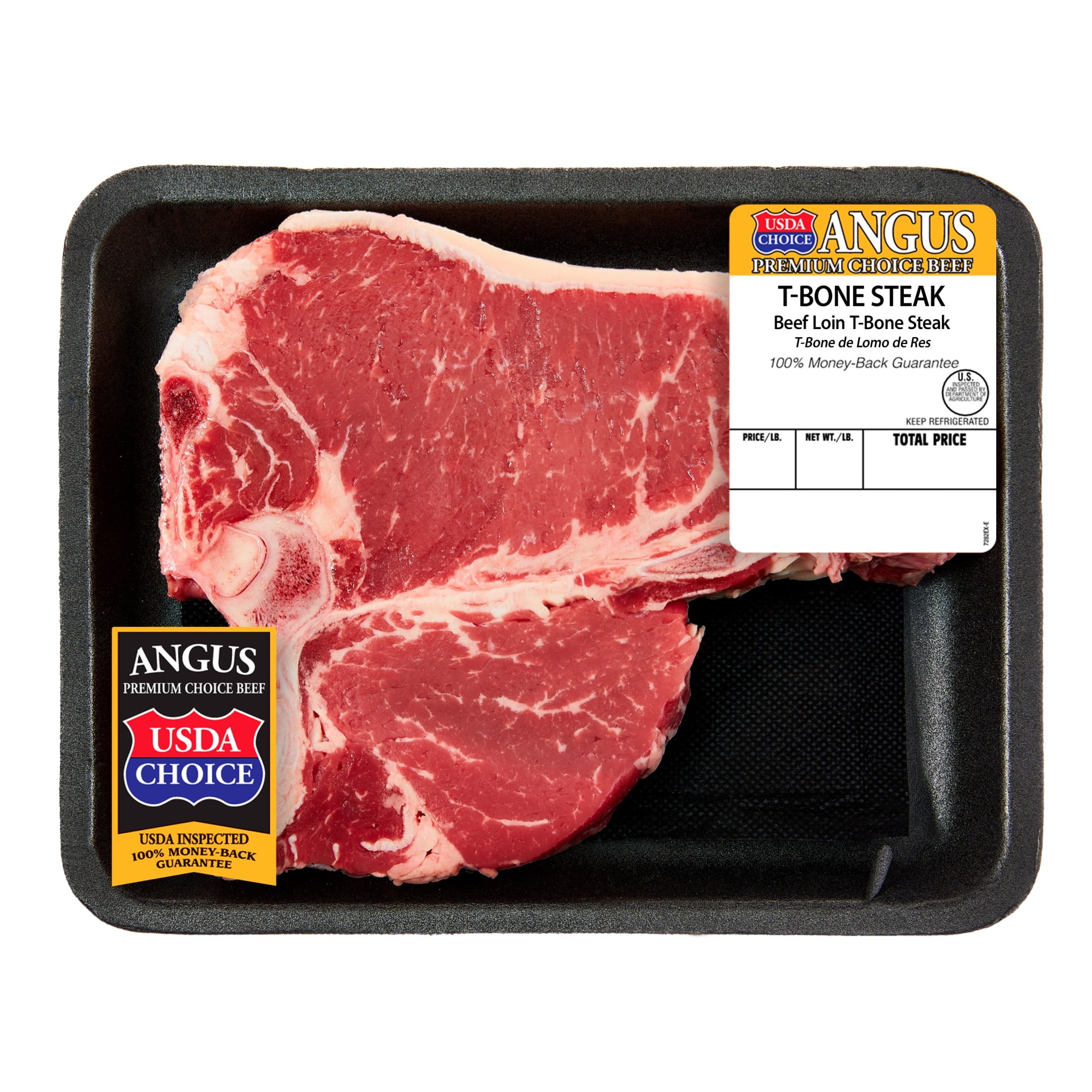 Beef T Bone Steak   Medium Cut 2 LBS