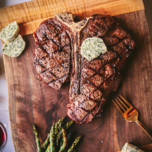 Beef T Bone Steak   Medium Cut 4 LBS
