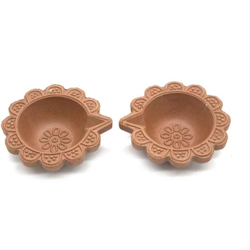 Clay Diya 2 Pack Set 1 EACH