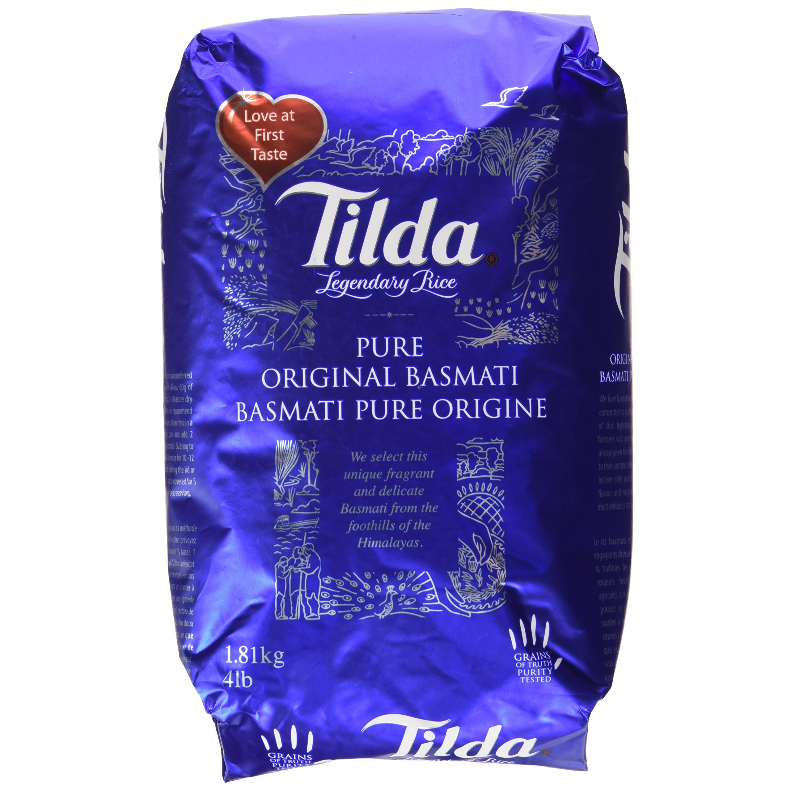 Tilda Legendary Rice, Pure Original Basmati 4 LBS
