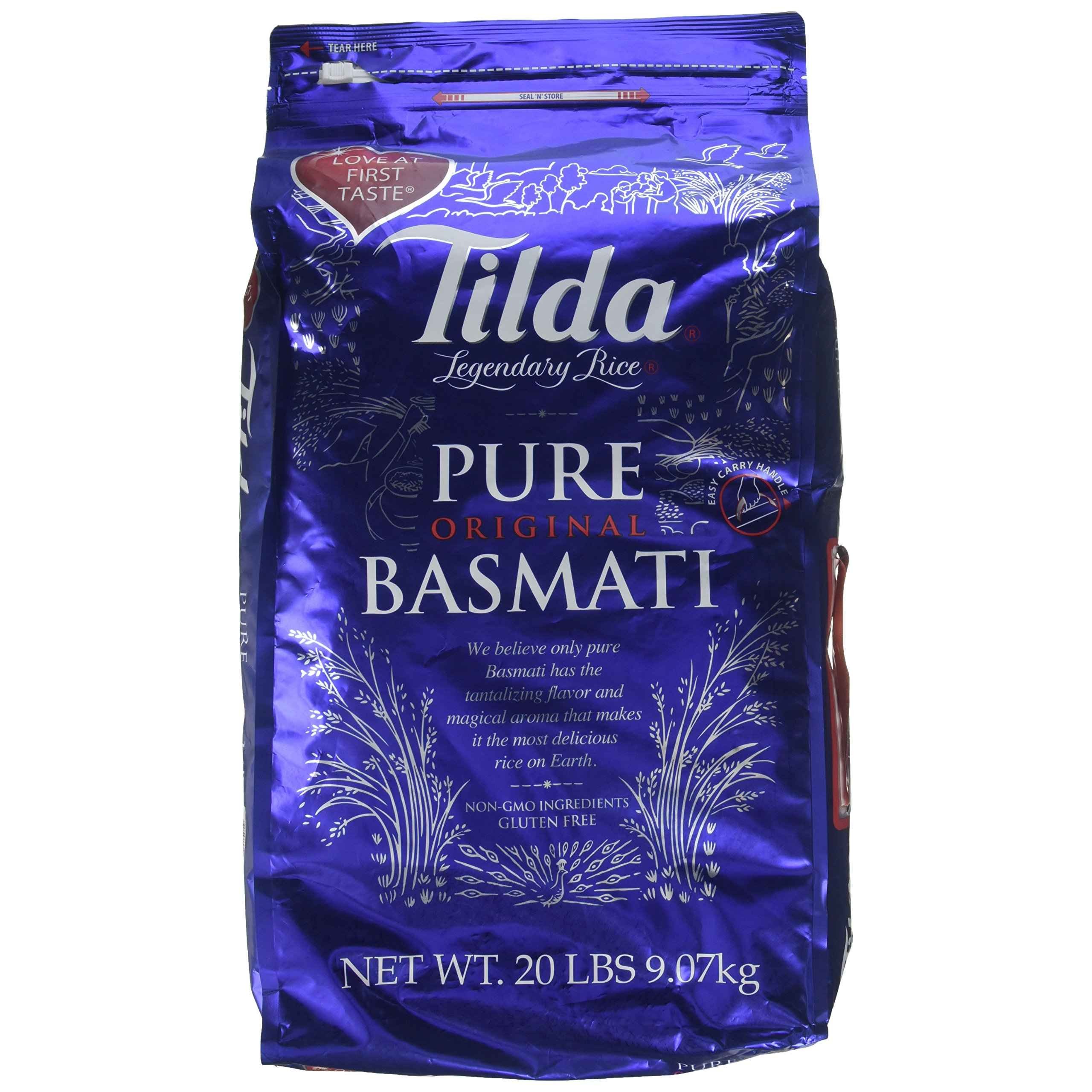 Tilda Pure Basmati Rice 20 LBS