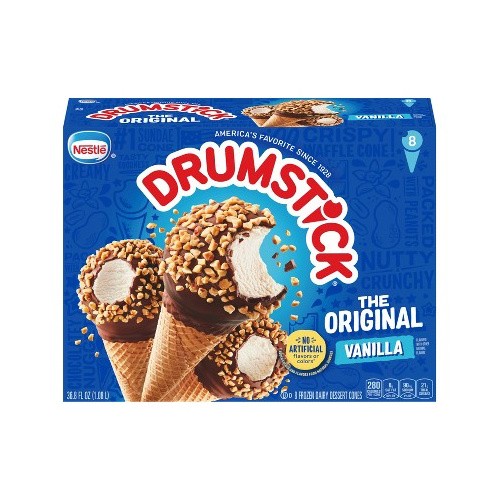 NESTLE DRUMSTICKS VANILLA 8 COUNT
