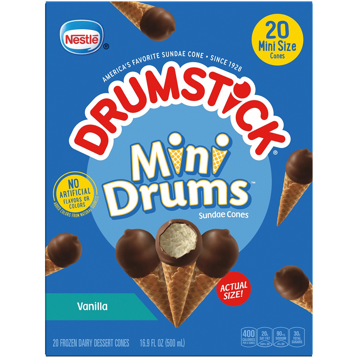 NESTLE DRUMSTICKS MINI VAN 20 COUNT