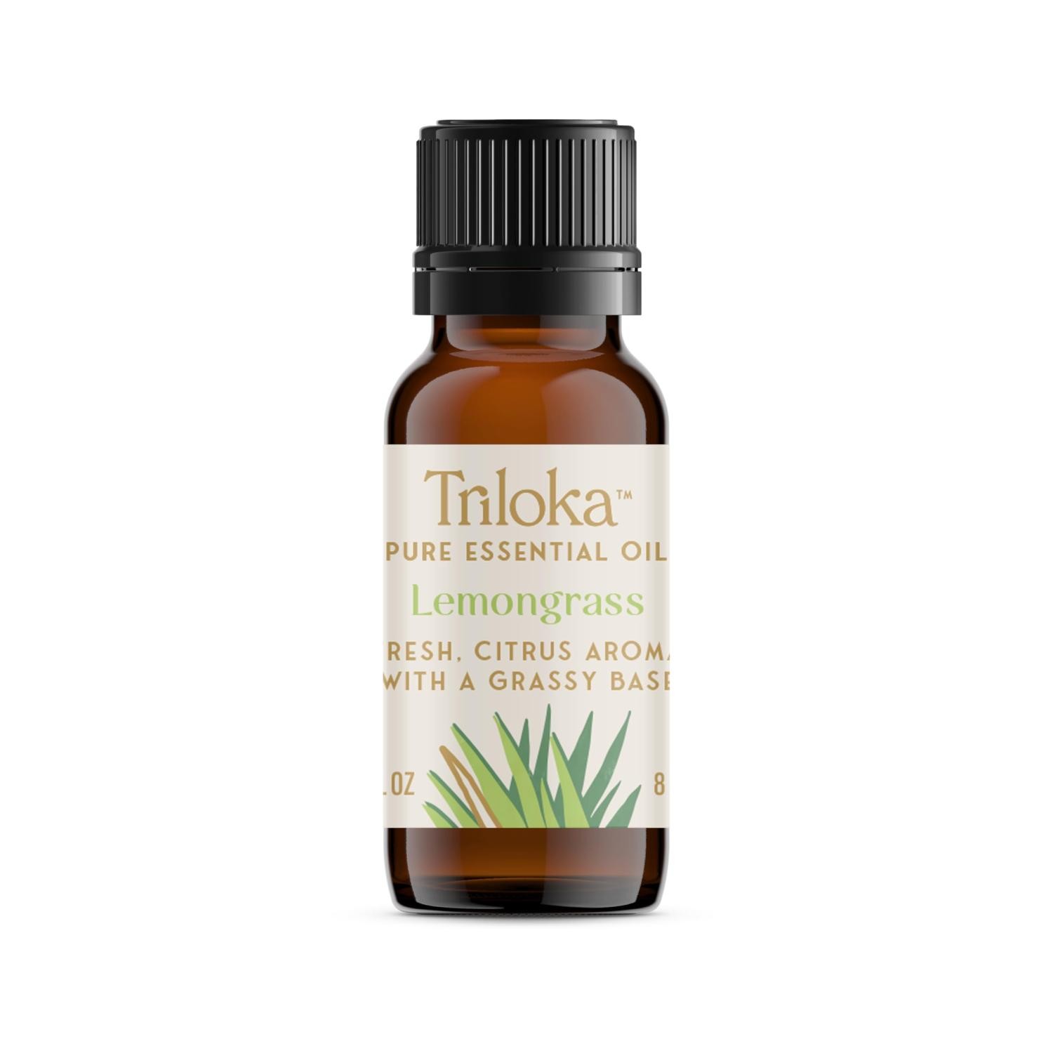 Triloka Lemongrass Essential Oil 1 EACH