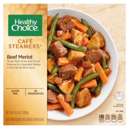 HEALTHY CHOICE STEAMER BEEF MRL 9.5 OZ