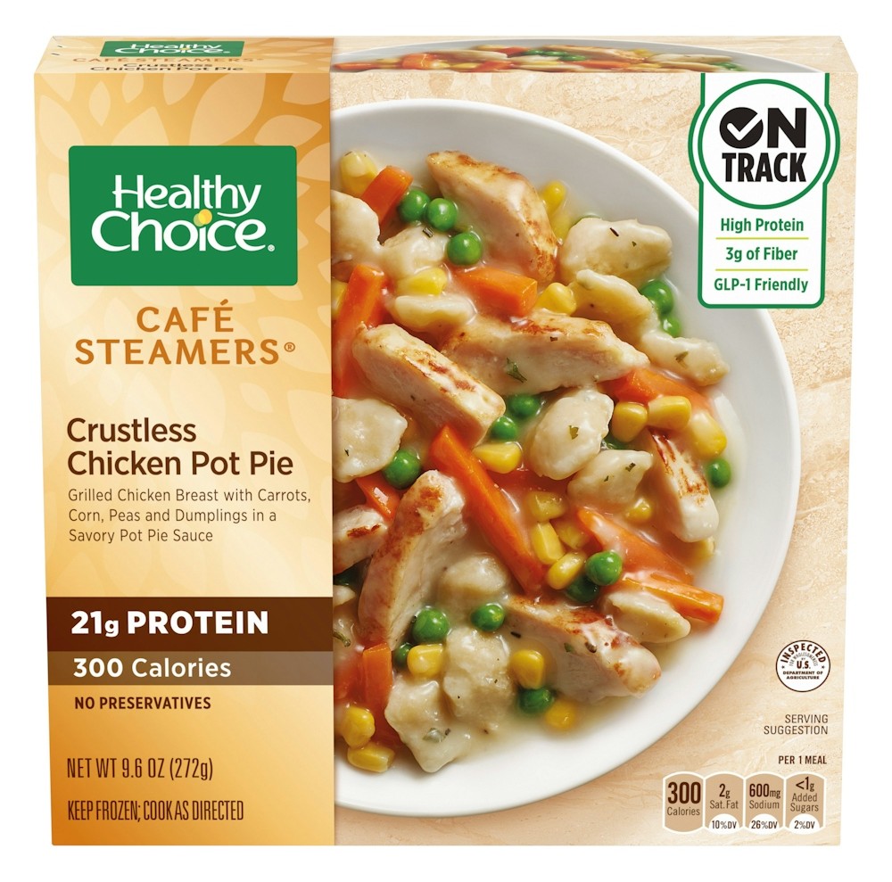 Healthy Choice Cafe Steamers Crustless Chicken Pot Pie 9.6 OZ