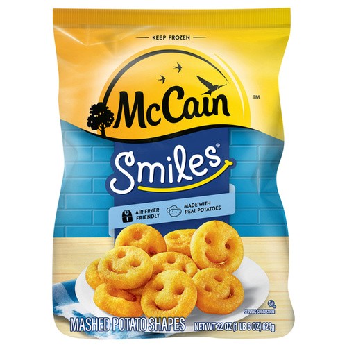 MCCAIN SMILES FRIES 22 OZ