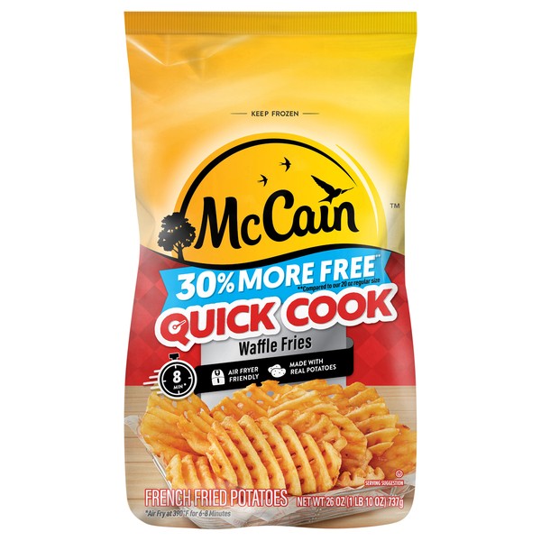 MCCAIN QUICK COOK WAFFLE FRIES 20 OZ