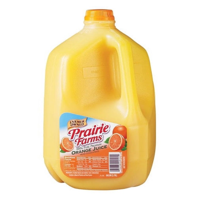 PRAIRIE FARMS ORANGE JUICE 1 Gallon