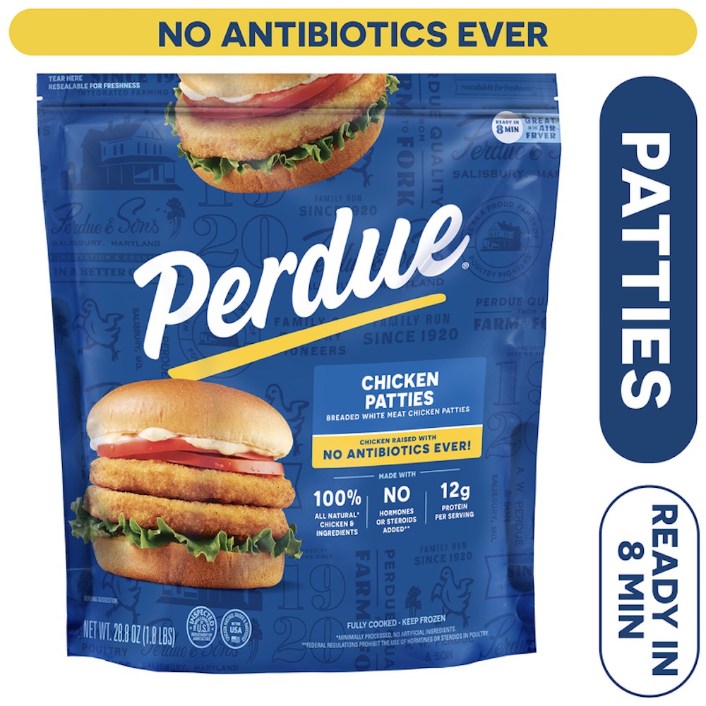 PERDUE CHICKEN BREAST PATTIES 1 OZ
