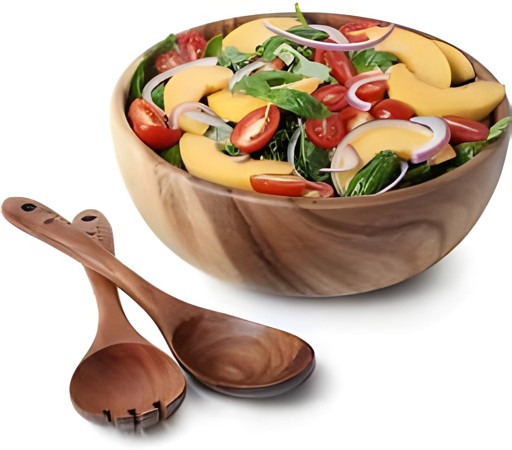 Salad Bowl Wood 1 EACH