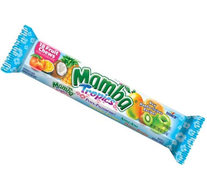 MAMBA FRUIT FLVR TROPICAL CHEW 1 PACK