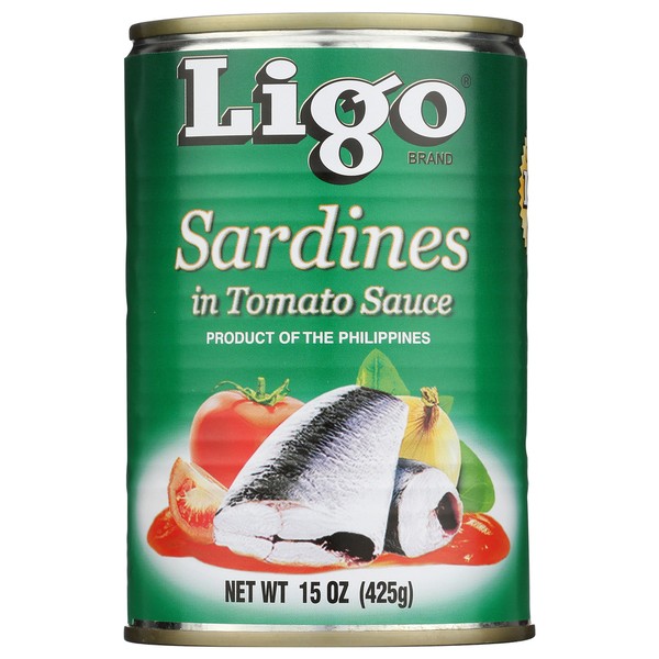 Ligo Sardines In Tomato 15 OZ