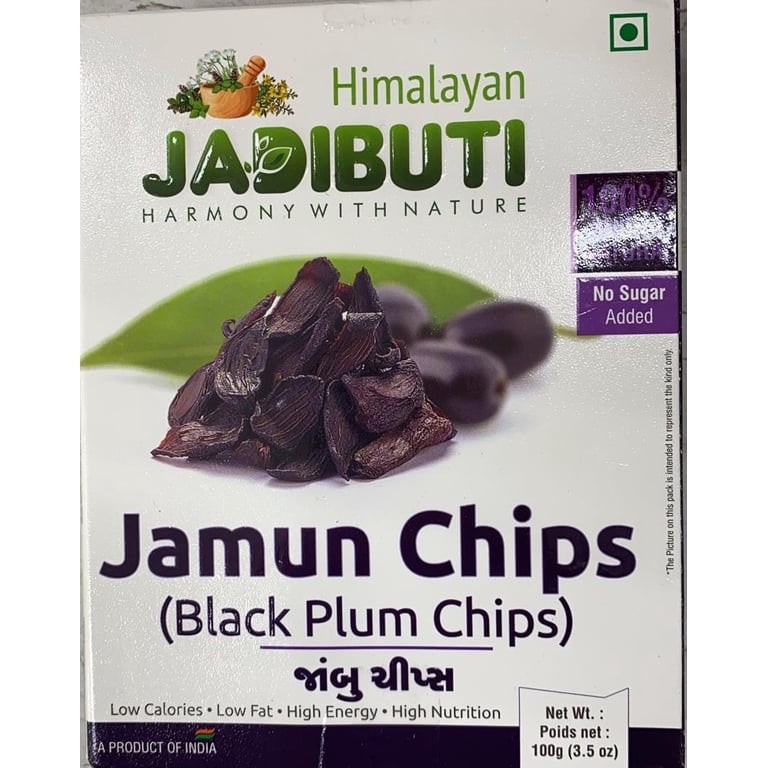 HIMALAYAN JADIBUTI JAMUN CHIPS 100 GM