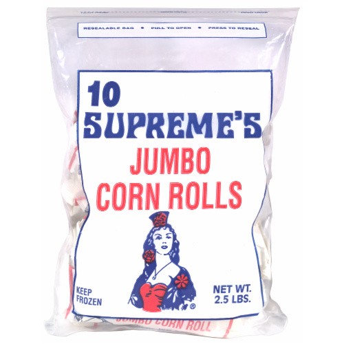 SUPREME JUMBO CORN ROLLS 2.5 LBS
