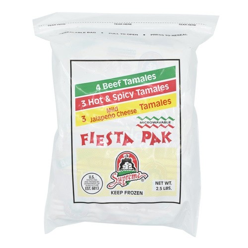 SUPREME MULTIPACK TAMALES FIESTA PK      10 PACK