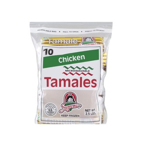 SUPREME MULTIPACK TAMALES CHICKEN 10 PACK