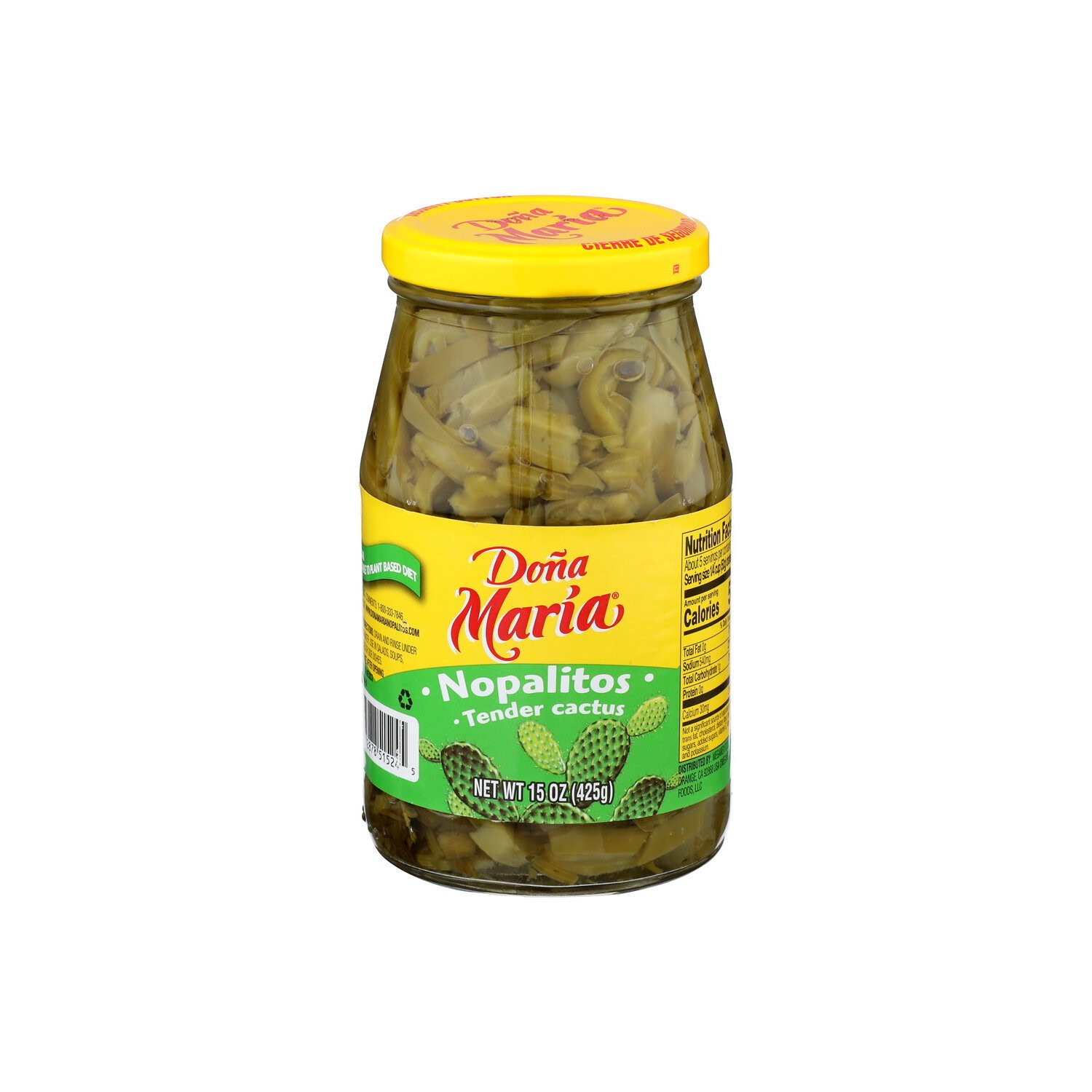 DONA MARIA NOPALITOS TENDER CACTUS 425 GM