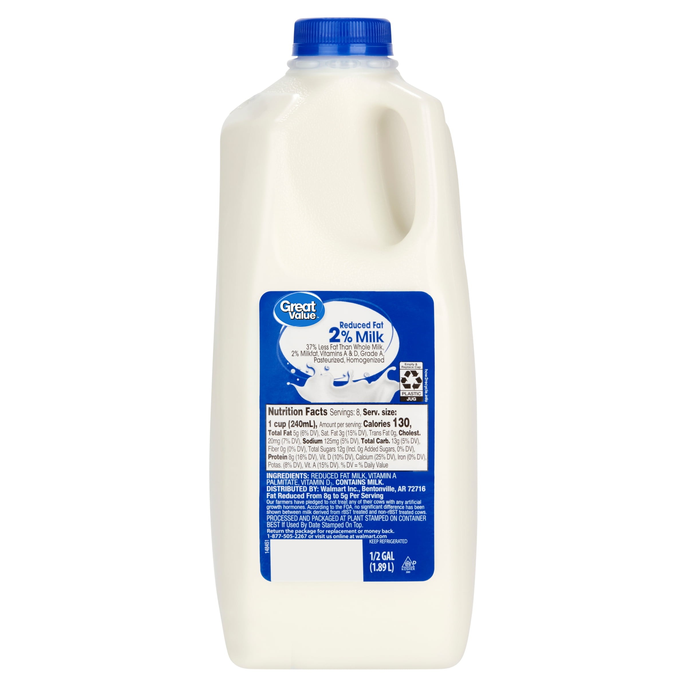 2% Milk 0.5 GALLON