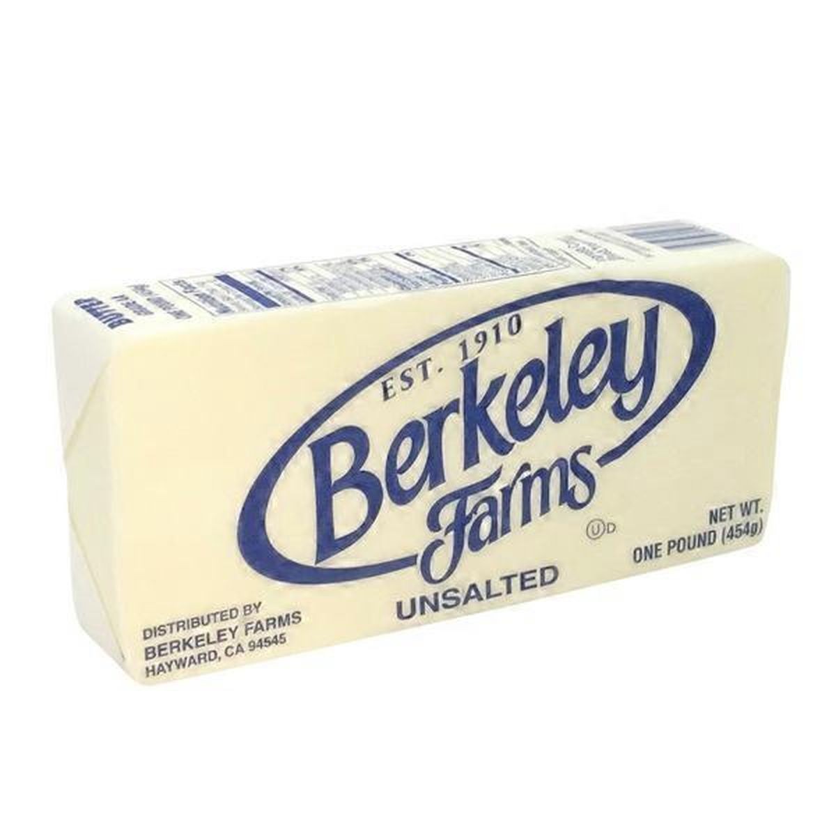 Berkeley Farms Unsalted Butter 454 GM