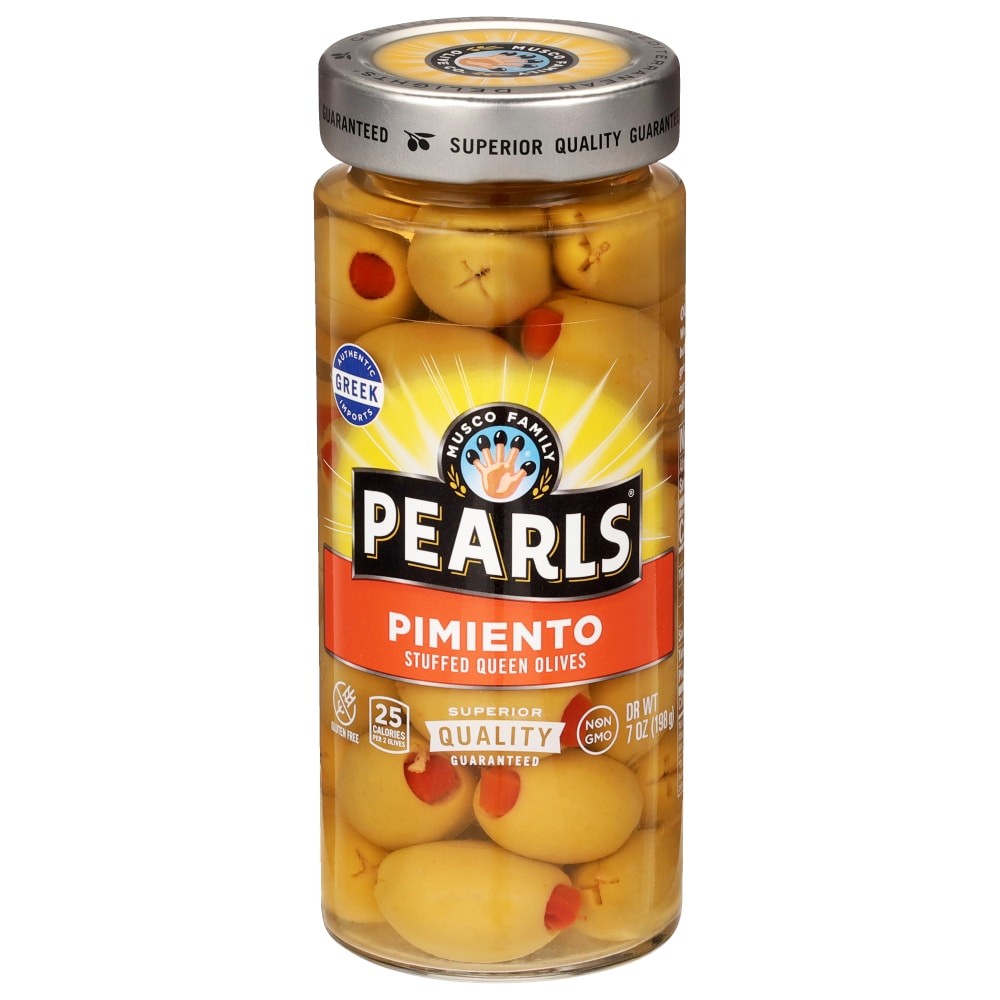 PEARLS PIMIENTO STUFFED QUEEN OLIVES 10 OZ
