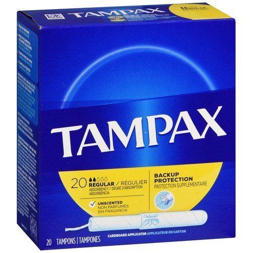 TAMPAX REGULAR 20 COUNT