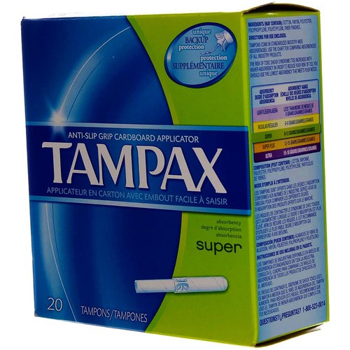 TAMPAX SUPER 20 COUNT