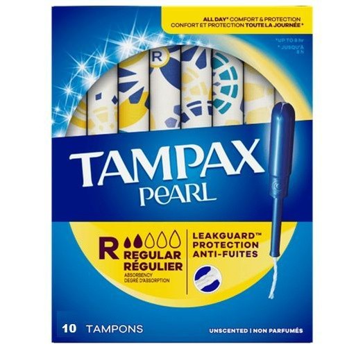 TAMPAX PEARL REGULAR 10 COUNT
