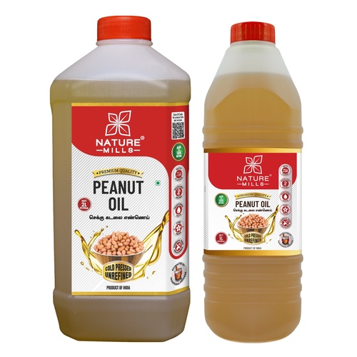 Nature Mills Peanut Oil 2 LTR