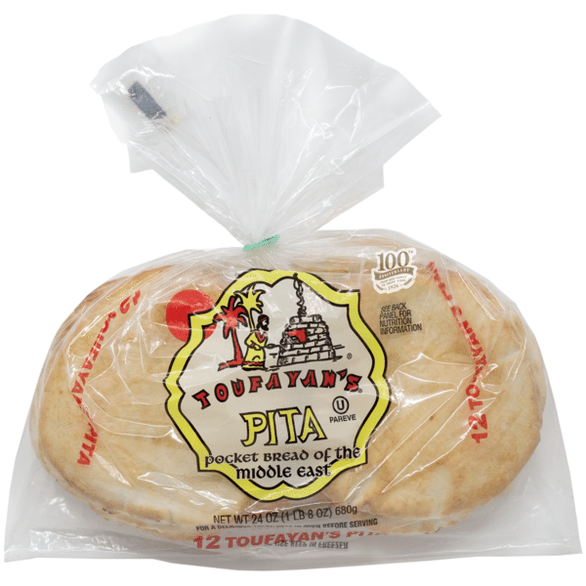 TOUFAYAN PITA POCKET 24 OZ