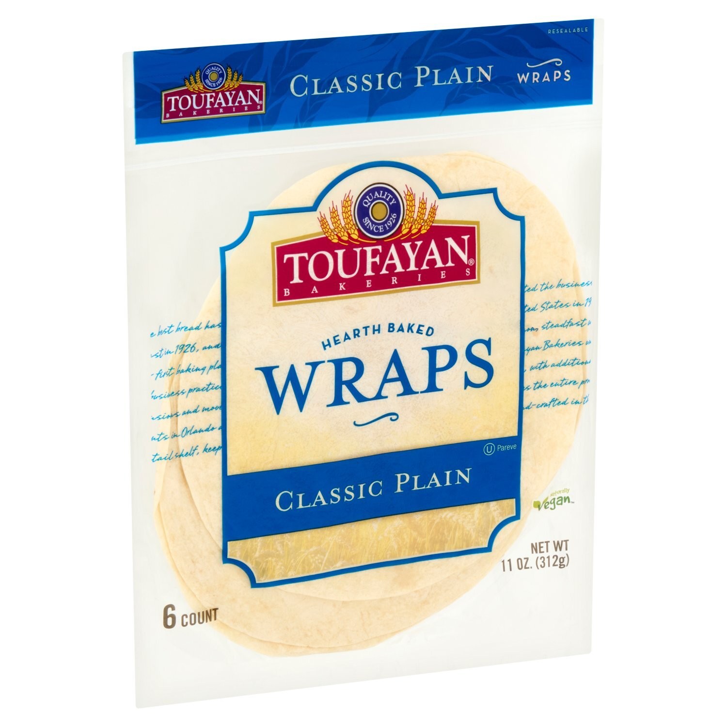 TOUFAYAN WRAPS (PLAIN) 11 OZ