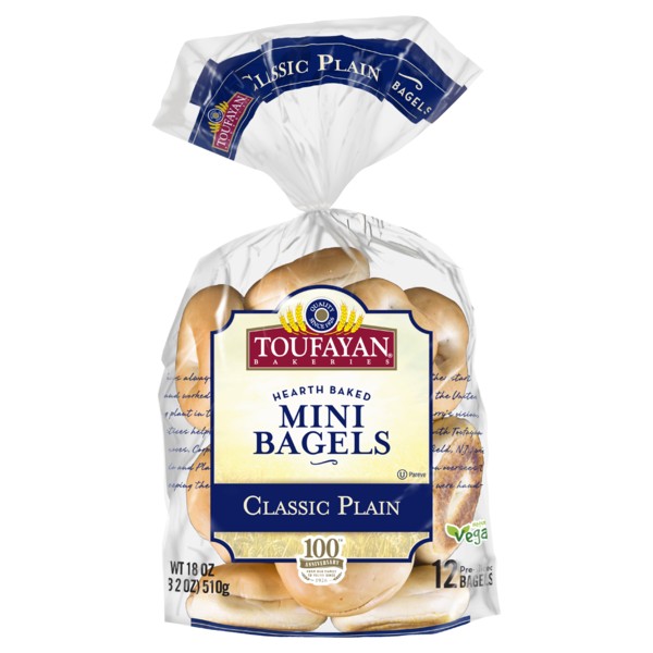 TOUFAYA MINI BAGELS 1 LBS