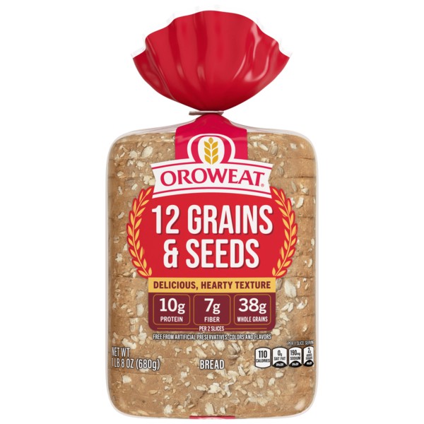 Oroweat Whole Grains & Seed Bread 24 OZ