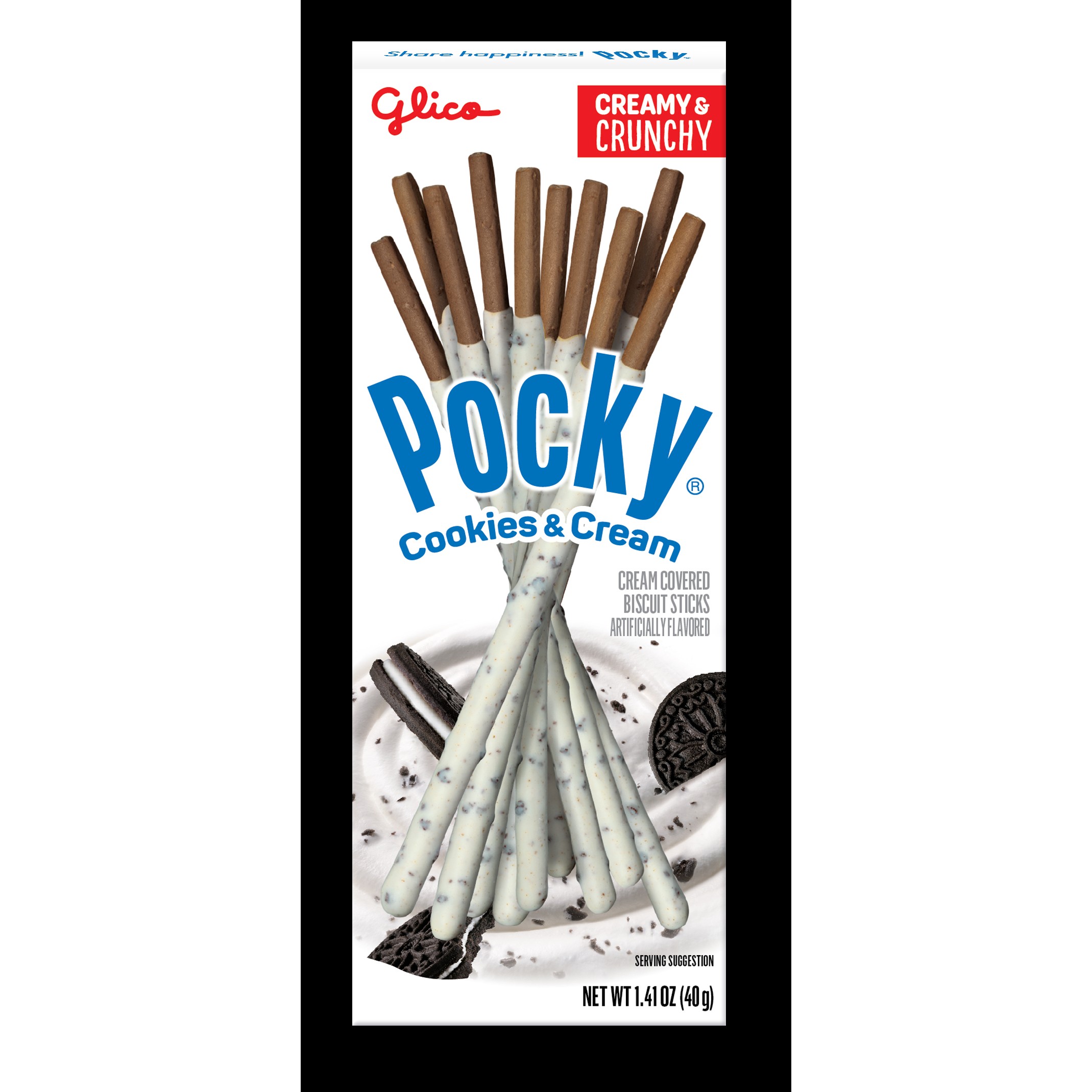 POCKY COOKIES CREAM 1.41 OZ